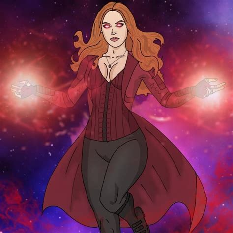 Scarlet Witch Avengers Endgame By Rodrigoarze94 On Deviantart