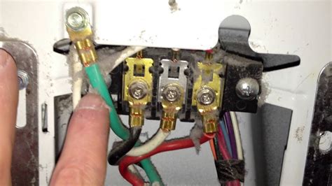 correctly wire   wire cord   electric dryer terminal block youtube
