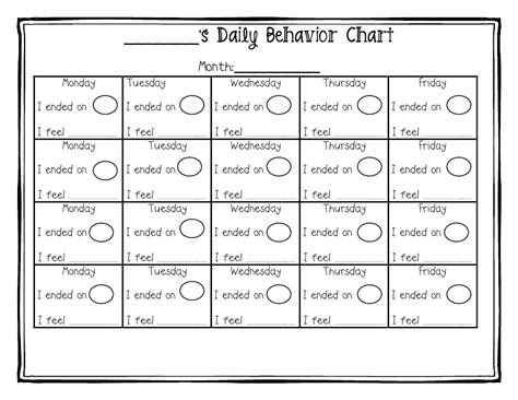 follow   behavior clip chart  freebie queen    grade