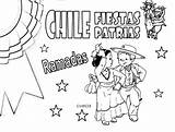 Chile Patrias Ramadas Fondas Panqueque sketch template