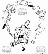Coloring Spongebob Pages Krabby Printable Kids sketch template