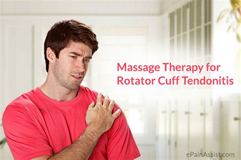 Massage Therapy For Rotator Cuff Tendonitis Deep Tissue