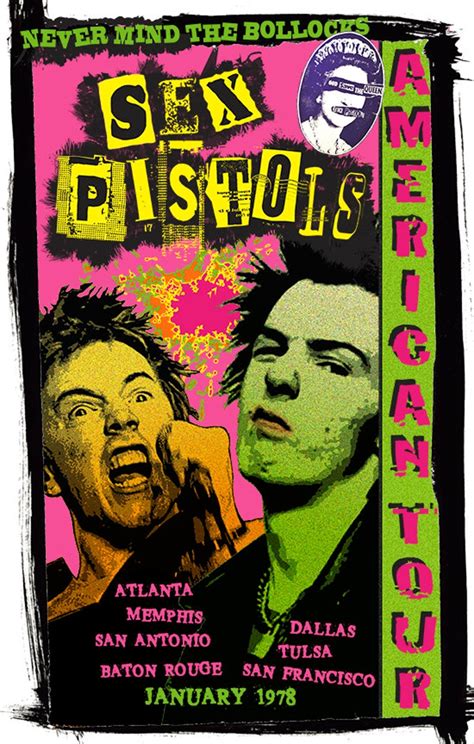 Sex Pistols American Tour Poster 1978 Etsy