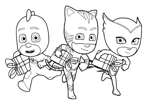 superheroes  pj masks pj masks kids coloring pages