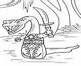 Ninjago Coloriage Serpent Pythor Imprimer Danieguto sketch template
