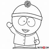 South Park Stan Marsh Draw Sketchok Step Characters Cartoons sketch template