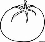 Tomato Coloring Pages Clipart Vegetable Kids Fruit Printable Sheets Colouring Vegetables Choose Board La sketch template