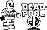 Deadpool Wecoloringpage Papan sketch template