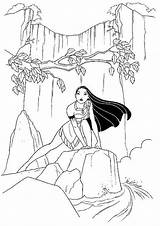 Indian Pages Coloring Princess Getcolorings Pocahontas sketch template