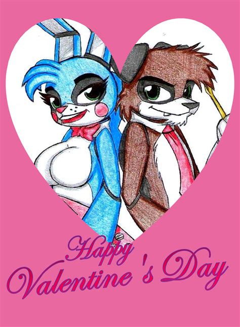 Happy Valentine S Day Roy N Bonbon Fnaf Oc By Roy Land