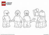 Lego Coloring Space City Pages Set Starter Printable sketch template