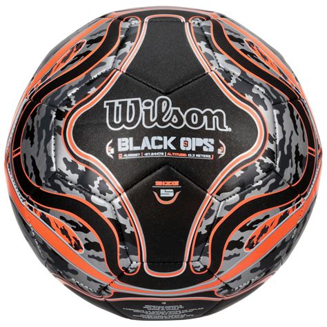 wilson soccer ball size  black  orange walmartcom