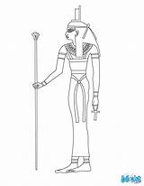 Isis Egyptian Coloring Goddess Hathor Pages Egypt Para Gods Deity Diosa Colorear Ancient Hellokids Egipto Goddesses Egipcia Print Egipcio 04kb sketch template