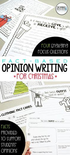 opinion writing  christmas full lessons  focused