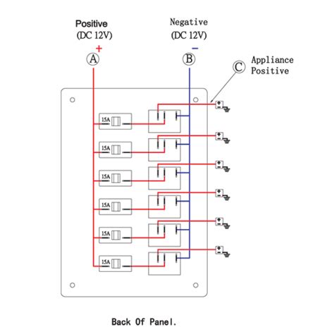 gang rocker switch panel wiring diagram collection