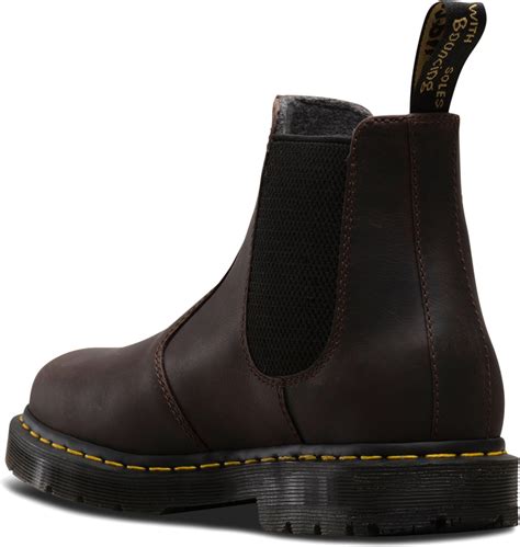 dr martens leather  wintergrip winter boots  brown  men lyst