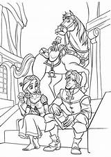 Tangled Rapunzel Raiponce Flynn Colorear Tulamama Colouring Princesscoloring Ver Zdroj Pinu sketch template