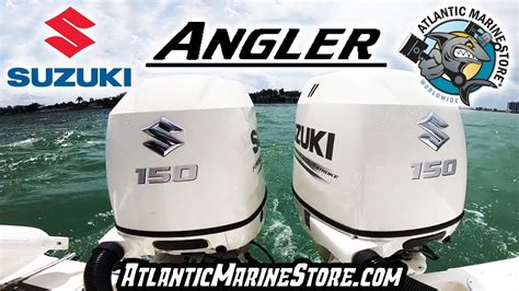 angler repowered  twin hp suzukis  atlantic marine youtube