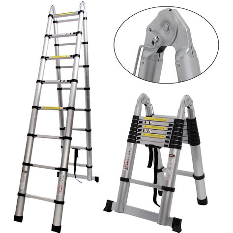 ftm aluminum telescopic extension ladder multi purpose scaffold