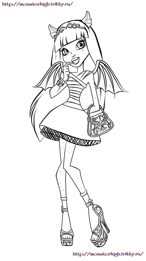 monster high coloring pictures coloring pages cartoon coloring pages