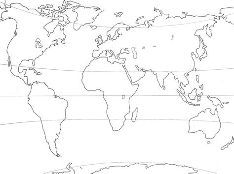 carte du monde vierge  imprimer grand format epingle sur affiches maison