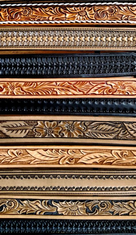 handmade leather belt custom leather belts hand tooled leather