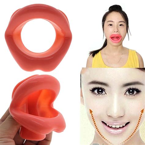 1pc Wholesale Silicone Face Slimmer Face Exerciser Lip Trainer Oral