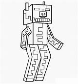Minecraft Coloriage Cochon Pages Pigman sketch template