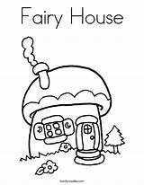 Coloring House Fairy Pages Cottage Kids Tree Drawing Colouring Houses Mushroom Print Printable Color Sheets Sweet Noodle Twisty Login Igloo sketch template