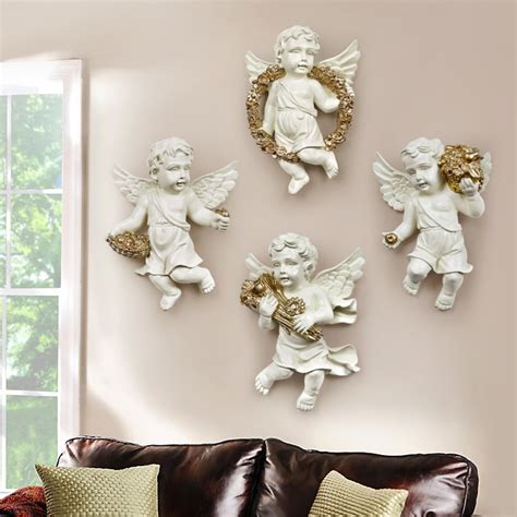 buy angels statue wall decor ornaments european creative home ornaments angel
