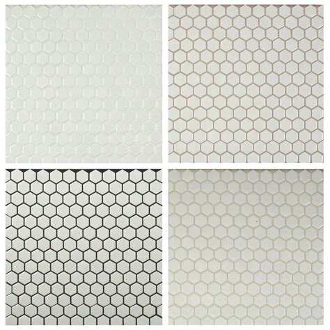 Be All About Grout Bathroom Floor Tiles White Hexagon Tiles Penny Tile