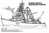 Coloriage Battleship Destroyer Colorier Coloriages sketch template