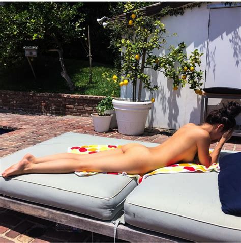 Cara Santana Nude Sunbathing Of The Day