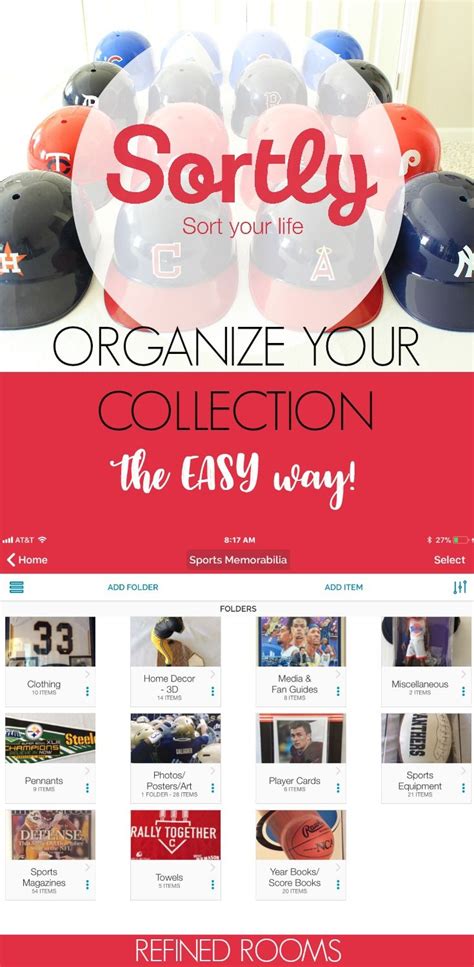 how to organize a collection with sortly organization