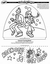 Concert Coloring Jammin Crayola Pages Dome Au sketch template