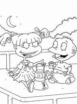 Coloring Rugrats Pages Angelica Tomy Popular Getcolorings Printable Pag sketch template