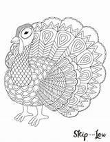Turkey Coloring Pages Sheet Kids Thanksgiving Printable Sheets Print Skiptomylou Lou Skip Fancy Cutest Gobble Adult Little Fall Crayola Cartoon sketch template