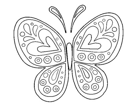 coloring page butterfly mandala color  coloringcrew
