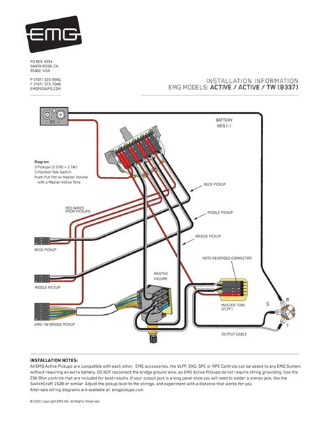 emg geezer butler pickups wiring diagram