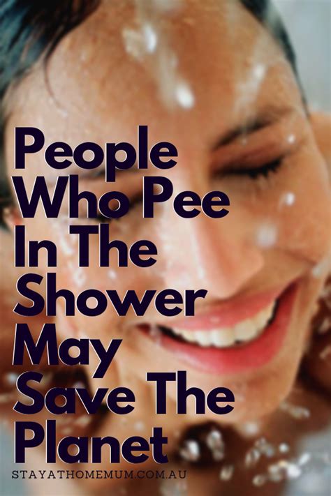 people who pee in the shower may save the planet