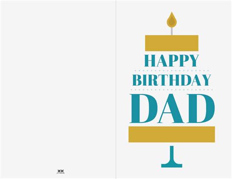 happy birthday cards  print  dad