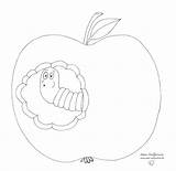 Apfel Wurm Malvorlagen Garten Arni Frisst sketch template