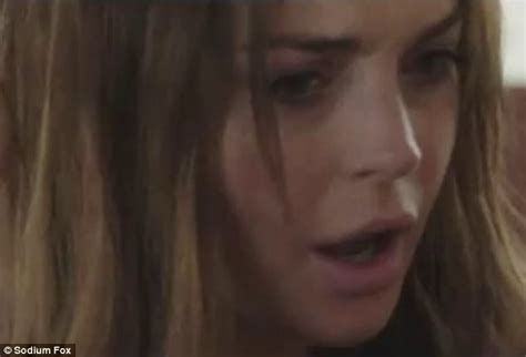 lindsay lohan slips into negligee in new clip for the canyons but fails to set the screen