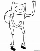 Adventure Finn Time Coloring Pages Cool Printable Color Print Book sketch template