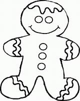 Gingerbread Man Coloring Pages Outline Clipart Christmas Ginger Line Bread Drawing Men Cliparts Cartoon Template Kids Disney Crafts Activities Funny sketch template