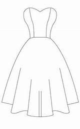 Strapless Kleid Templates Schablonen Vorlagen Karte Socke Kreativität Muttertag Applikation H2 sketch template