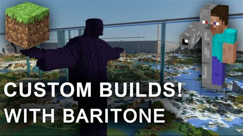 custom baritone schematics minecraft build tutorial youtube