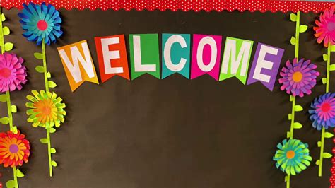 Welcome Bulletin Board For Preschool Classroom Decoration Ideas Youtube