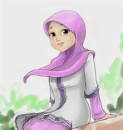 Free Download Update Gambar Wallpaper Kartun Muslim Wanita Gambar