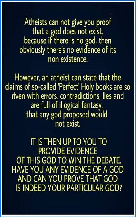 the burden of proof always falls to those making the claim atheist quotes atheism secular